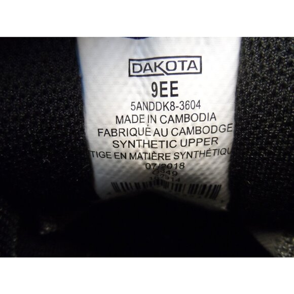 DAKOTA Men's Low 3604 Aluminum Toe Steel Plate Quad-Lite Work Shoe Grey Size 9EE - Picture 8 of 8